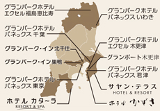 Find our Hotel & Ryokan ミドルウッドグループ